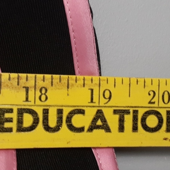 JS Y2K Baddie Cropped Pink Black Back Zip Square Front Sleeveless Top - Picture 4 of 8